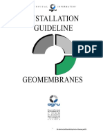 Geomembrane Installation Guidelines PDF