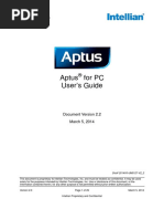 Aptus Software User Guide