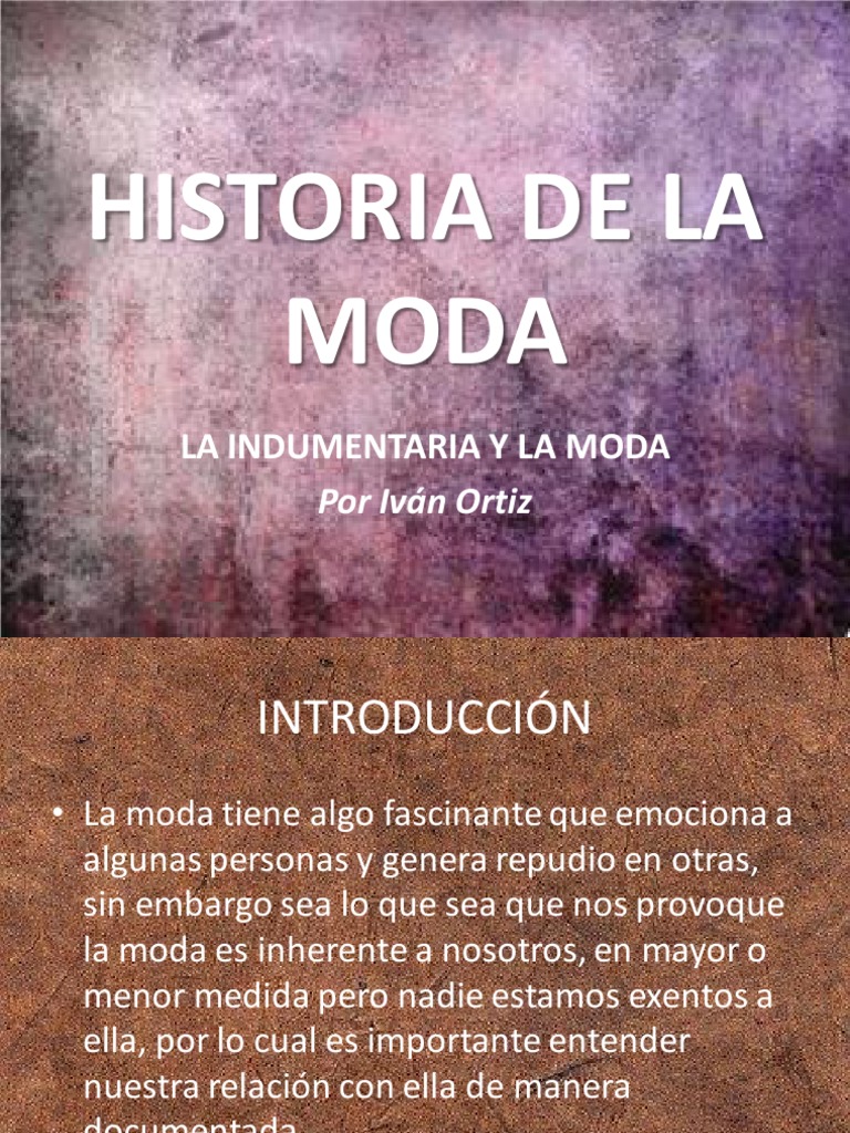 Historia de La Moda I | PDF | Ropa | imperio Romano