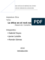 La Etica en El Rock - Monografia 2010