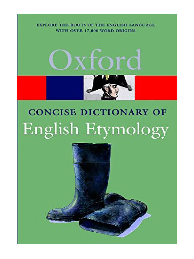 The Concise Oxford Dictionary of English Etymology T. F. Hoad PDF