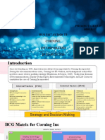 BCG Matrix For Corning Inc