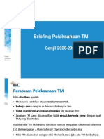 For Mhs - Briefing Pelaksanaan TM Odd 2021