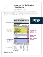 How To Understand and Use The Nutrition Facts Panel On Food Labels