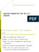 CHAPTER 1- Defining Marketing