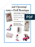 Amys Doll Flyer