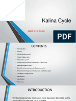 Kalina Cycle: Guided By:-Mr A.K.Das