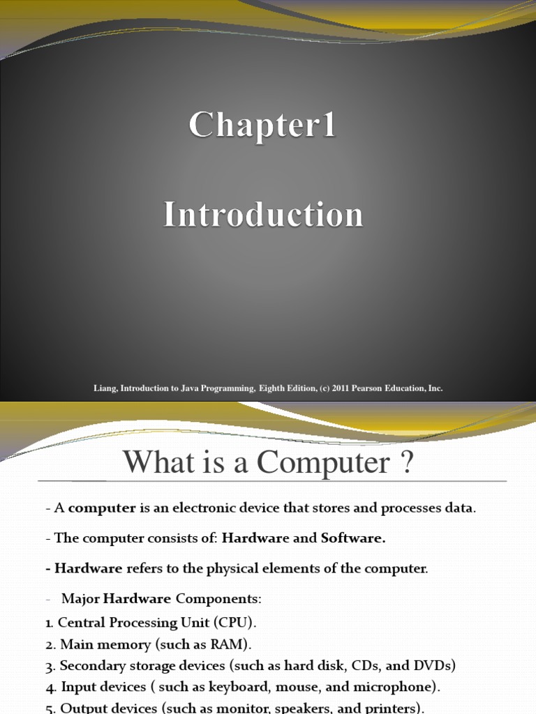 Liang, Introduction To Java Programming, Eighth Edition, (C) 2011 ...