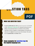 Methods of Teaching (Question Tags Presentation)