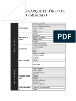 Programa Arquitectónico de Proyecto