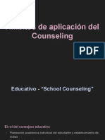 Ámbitos de Aplicación Del Counseling