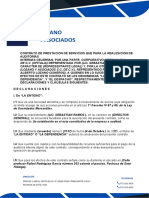 Contrato de auditoría interna entre Lozano y Asociados y Ofitalia