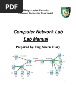 Computer Network Lab Lab Manual: Prepared By: Eng. Sireen Hiary