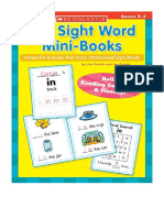 0439387809-100 Sight Word Mini-Books by Lisa Cestnik