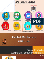 Clases N° 4 - Lengua y Literatura - II° Medio - Unidad IV - Poder y Ambición