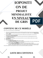 Proposition de Projet Minimaliste en Niveaux de Gris by Slidesgo