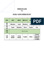 Horario de Clases