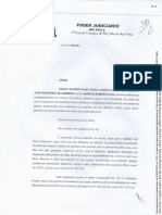 Sentença Judicial Fixando Alimentos