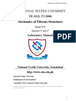 Revised List of Mechanics of Fibrous Structures (TET) 2k19