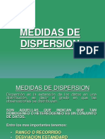 Medidas dispersión datos