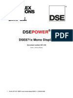 DSE871x Mono Display (057-129)