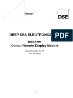 Deep Sea Electronics PLC: DSE8721 Colour Remote Display Module