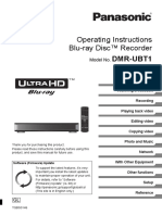 DMR-UBT1GL-K Operating Instructions