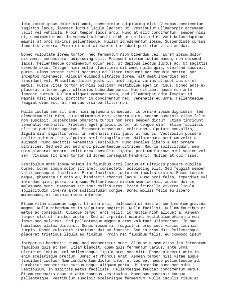 Sample Dummy Text Document | PDF | Cooking, Food & Wine