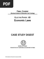 ICAI Economic Laws Case Study Digest