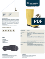 FT DOT-4220 Bota PVC Gasol de Seguridad