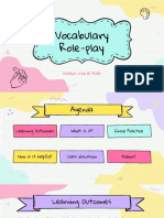 413 - Vocabulary Role Play