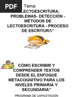 Diapositivas de Lectoescritura Conceptos y Métodos