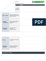 Mission Statement Worksheet: Procedures Activity Answers