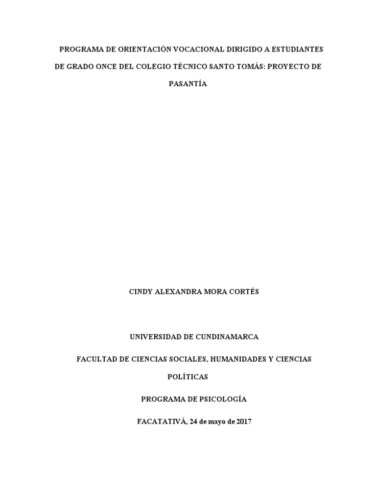 Orientación Vocacional Grado 11 | PDF | Aprendizaje | Toma de decisiones
