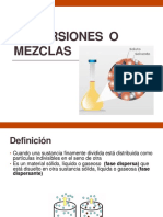 Dispersiones o Mezclas