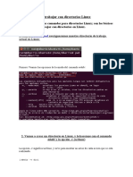 Comandos para Trabajar Con Directorios Linux