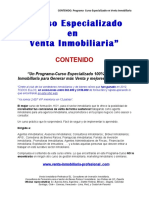 Curso Especializado en Venta Inmobiliaria