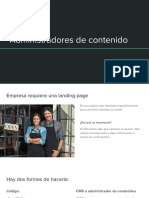 9. Administradores de contenido