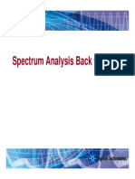 PPT1 AGILENT Les Bases de L Analyse de Spectre