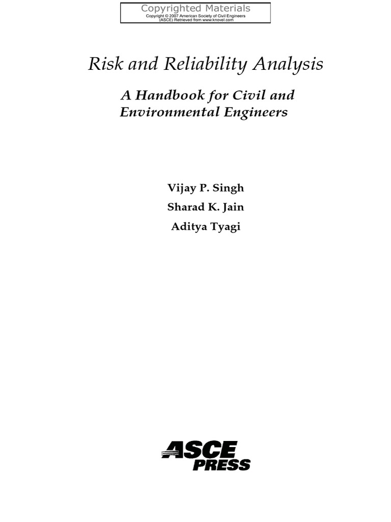 Risk and Reliability Analysis | PDF | Probability Distribution ...