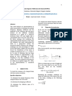 Comparing natural frequency of clamped beam with forced excitation