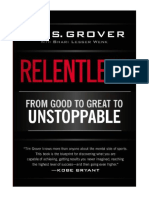 Relentless: From Good To Great To Unstoppable - Tim S. Grover