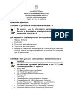 Industria 4.0 y TICs logística