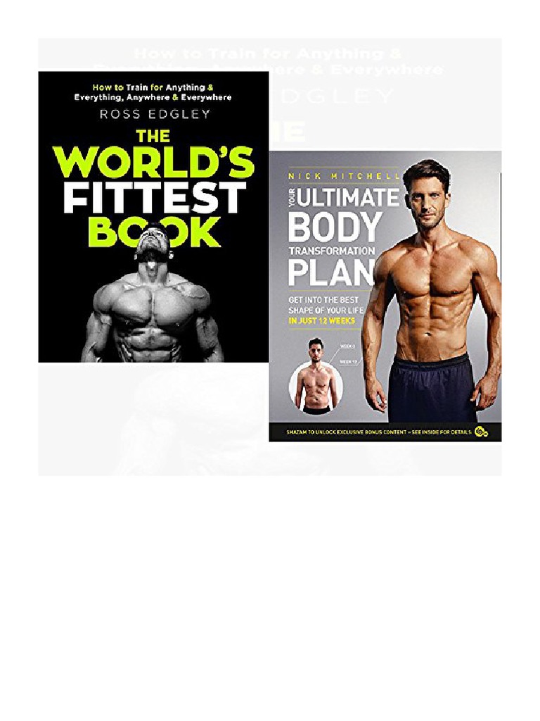 World's Fittest Book and Your Ultimate Body Transformation Plan 2 Books  Collection Set - Ross Edgley