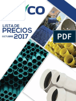 Lista Precios Pavco Noviembre 2017