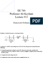 EE 740 Professor Ali Keyhani Lecture #12: Homework Problems