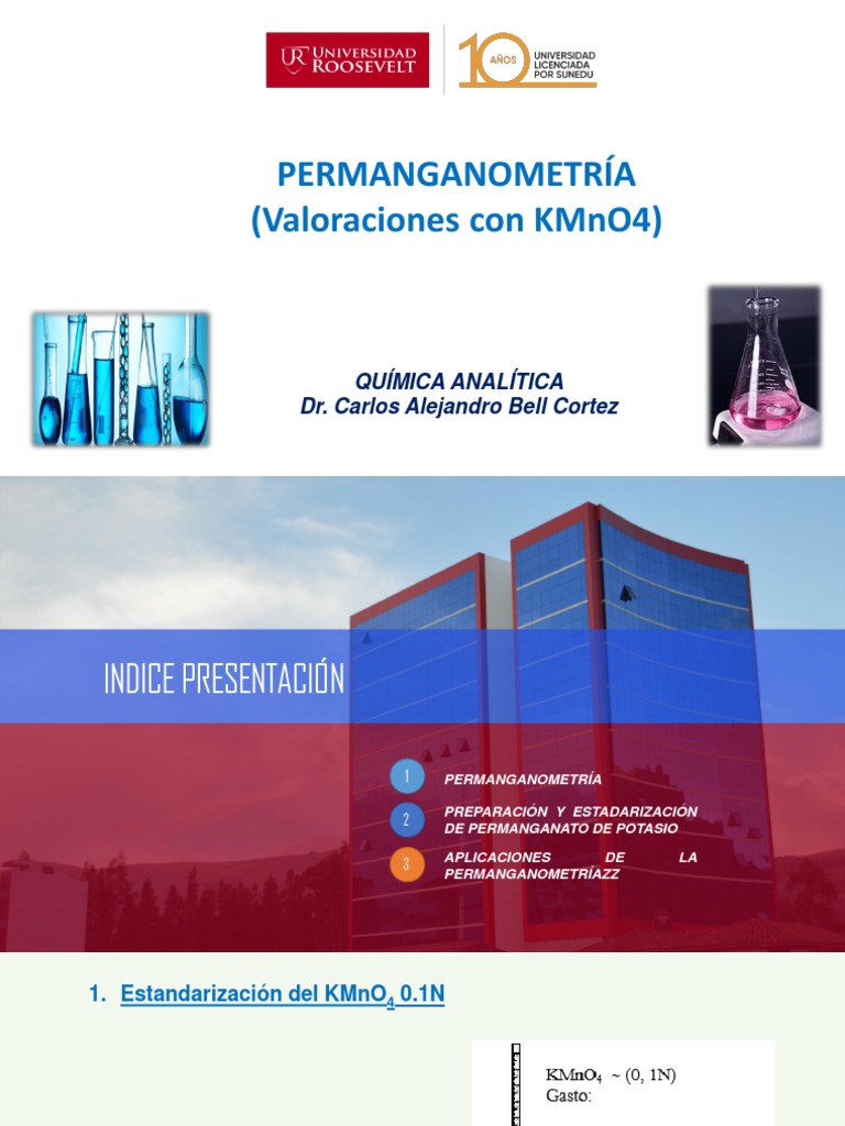 PERMANGANOMETRIA | PDF