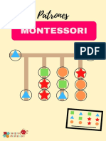 Patrones Montessori juegos recursos