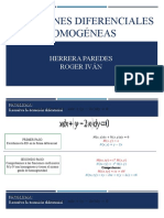 Ecuaciones Diferenciales Homogeneas - Herrera Paredes