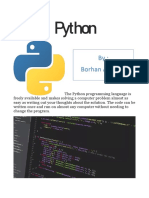Python: By: Borhan Almalek